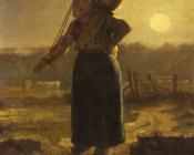 让 弗朗索瓦 米勒 : Norman Milkmaid